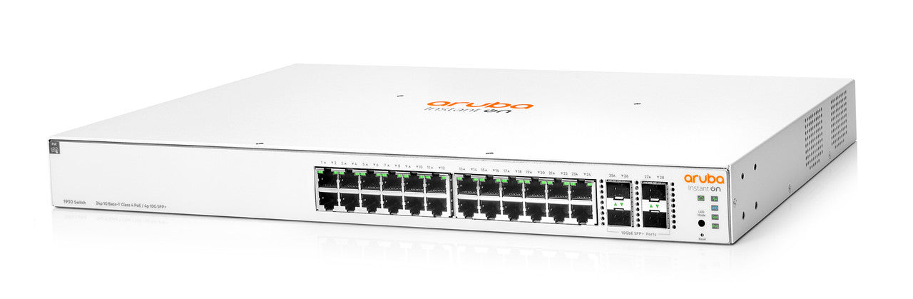 HPE Networking Instant On Switch 24p Gigabit CL4 PoE 4p SFP+ 370W 1930